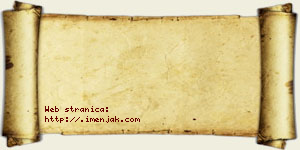 Milana Mošorinac vizit kartica